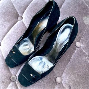 Giorgio Armani Square Toe Pumps Sz 38